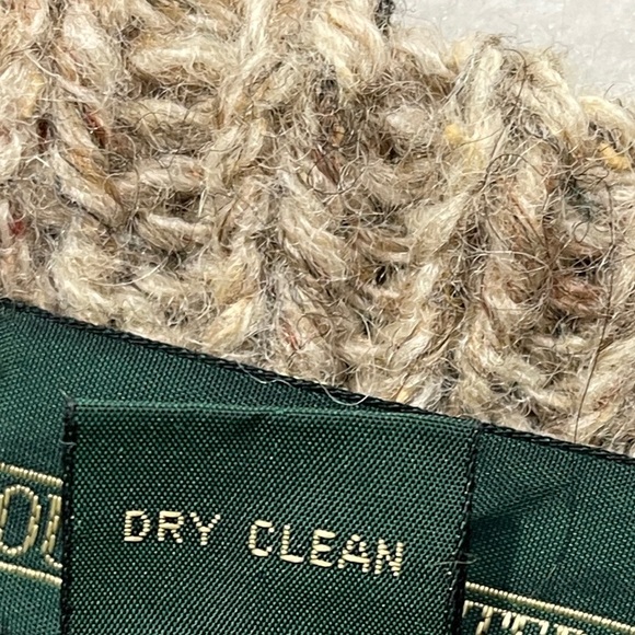 Boundary Waters Vintage 90 Streetwear Shetland Wool Diamond Knit Grandpa Sweater - Picture 4 of 8